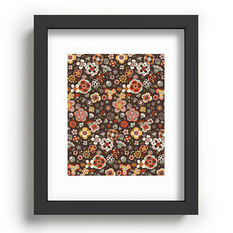 Pimlada Phuapradit Candy Floral Cacao Recessed Framing Rectangle