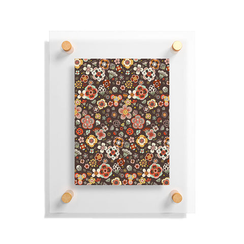 Pimlada Phuapradit Candy Floral Cacao Floating Acrylic Print