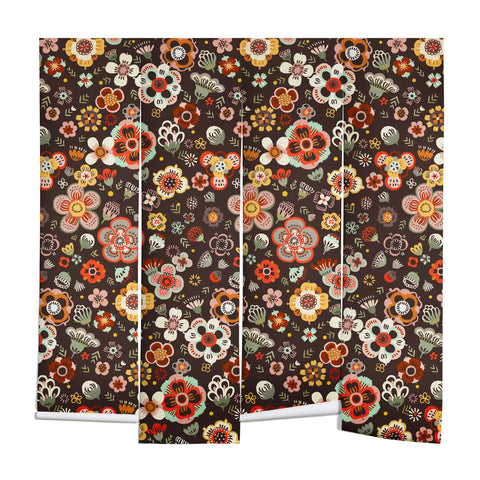 Pimlada Phuapradit Candy Floral Cacao Wall Mural