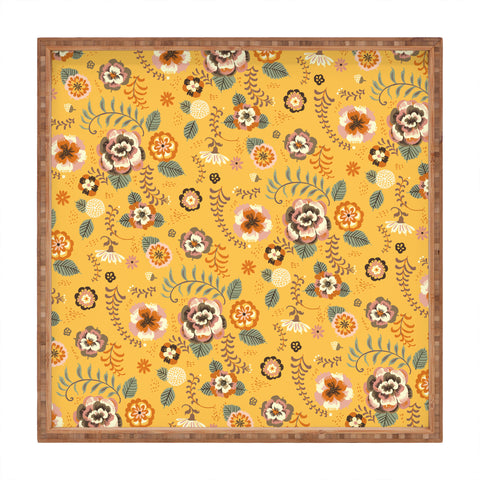 Pimlada Phuapradit Candy Floral Custard Square Tray