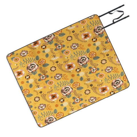 Pimlada Phuapradit Candy Floral Custard Picnic Blanket