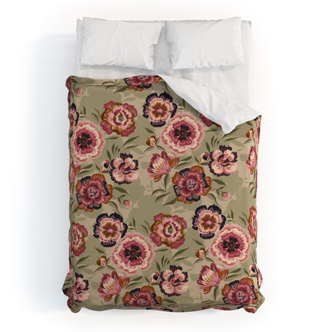 Pimlada Phuapradit Carnation Duvet Cover