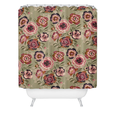 Pimlada Phuapradit Carnation Shower Curtain