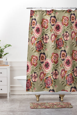 Pimlada Phuapradit Carnation Shower Curtain And Mat