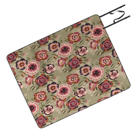 Pimlada Phuapradit Carnation Picnic Blanket