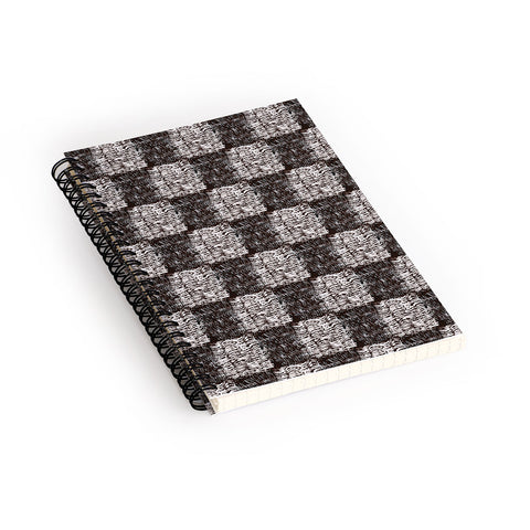 Pimlada Phuapradit Checkerboard Spiral Notebook