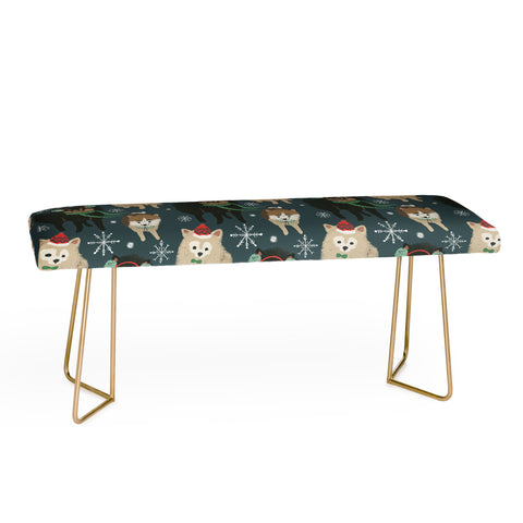 Pimlada Phuapradit Christmas Canine Pomeranian Bench