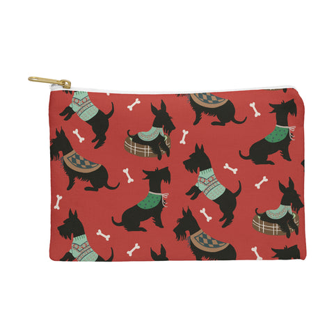 Pimlada Phuapradit Christmas Canine Scottie Pouch