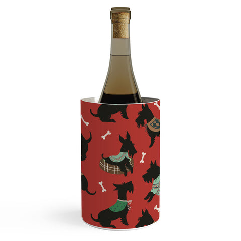 Pimlada Phuapradit Christmas Canine Scottie Wine Chiller