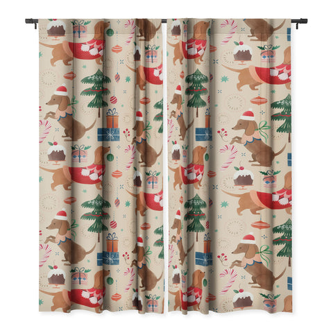 Pimlada Phuapradit Christmas Dachshund Blackout Non Repeat