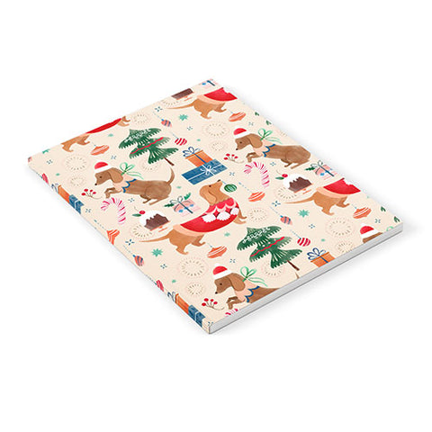 Pimlada Phuapradit Christmas Dachshund Notebook