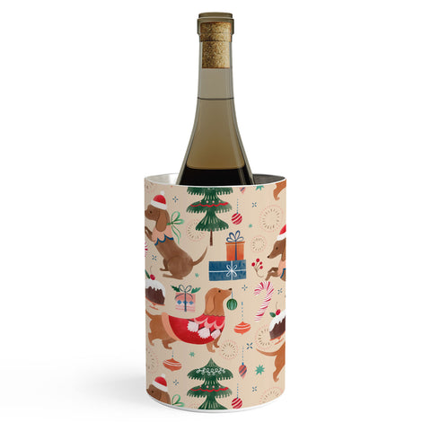 Pimlada Phuapradit Christmas Dachshund Wine Chiller