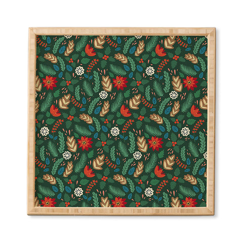 Pimlada Phuapradit Christmas foliage Framed Wall Art