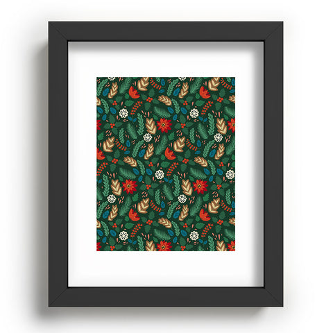 Pimlada Phuapradit Christmas foliage Recessed Framing Rectangle