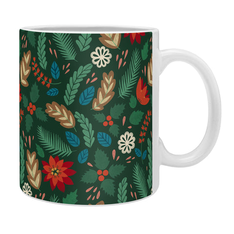 Pimlada Phuapradit Christmas foliage Coffee Mug