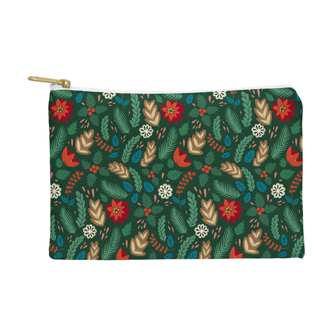 Pimlada Phuapradit Christmas foliage Pouch