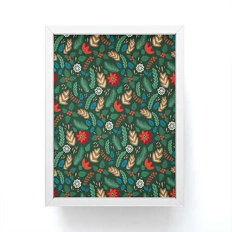 Pimlada Phuapradit Christmas foliage Framed Mini Art Print