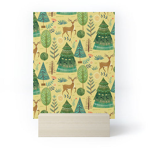 Pimlada Phuapradit Christmas Forest 2 Mini Art Print