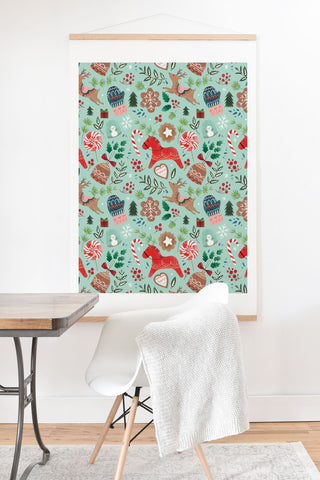 Pimlada Phuapradit Christmas gingerbread Art Print And Hanger