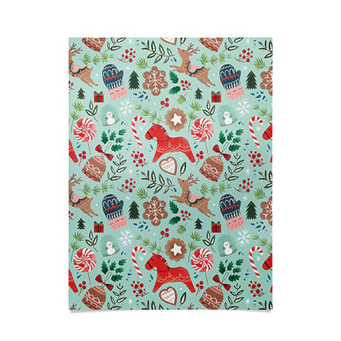 Pimlada Phuapradit Christmas gingerbread Poster