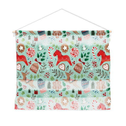 Pimlada Phuapradit Christmas gingerbread Wall Hanging Landscape