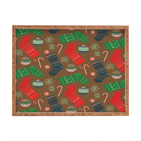 Pimlada Phuapradit Christmas Ornaments Rectangular Tray