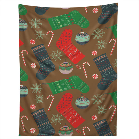 Pimlada Phuapradit Christmas Ornaments Tapestry