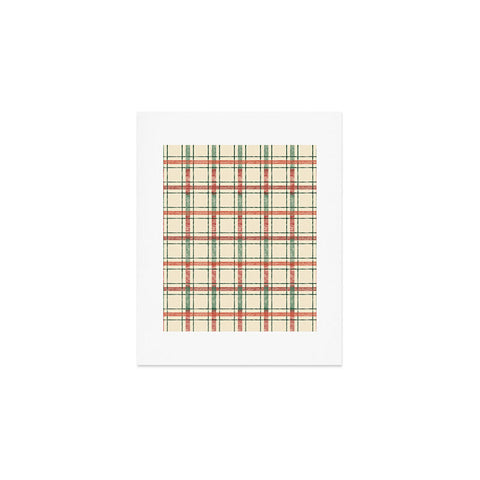 Pimlada Phuapradit Christmas Tartan 2 Art Print