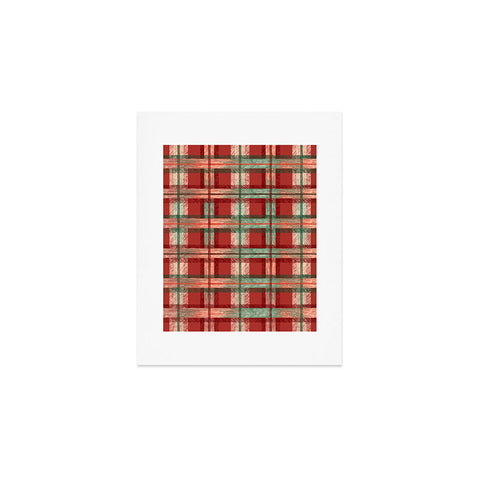 Pimlada Phuapradit Christmas Tartan Art Print
