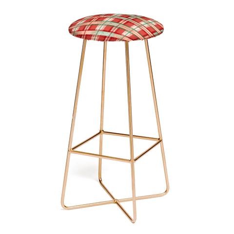 Pimlada Phuapradit Christmas Tartan Bar Stool