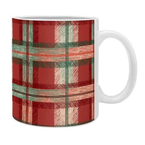 Pimlada Phuapradit Christmas Tartan Coffee Mug