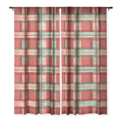 Pimlada Phuapradit Christmas Tartan Sheer Non Repeat