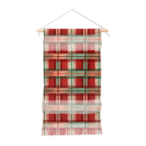 Pimlada Phuapradit Christmas Tartan Wall Hanging Portrait