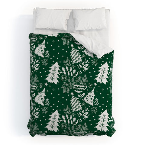 Pimlada Phuapradit Christmas tree 1 Duvet Cover
