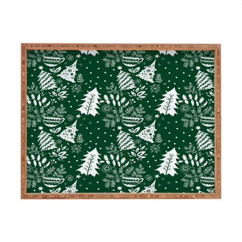 Pimlada Phuapradit Christmas tree 1 Rectangular Tray