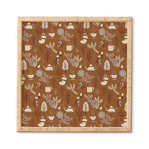 Pimlada Phuapradit Christmas Woods 2 Framed Wall Art