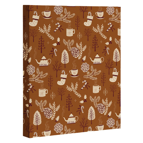 Pimlada Phuapradit Christmas Woods 2 Art Canvas