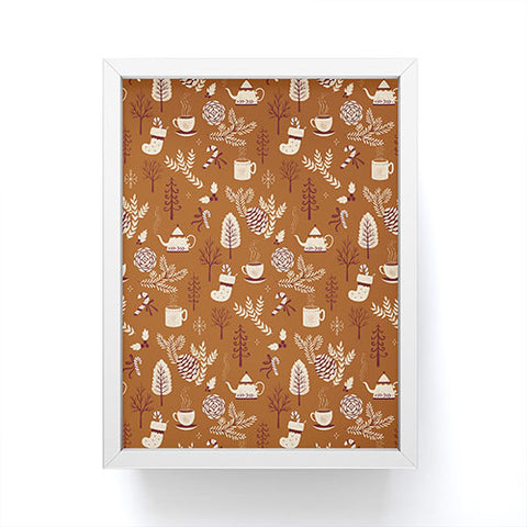 Pimlada Phuapradit Christmas Woods 2 Framed Mini Art Print