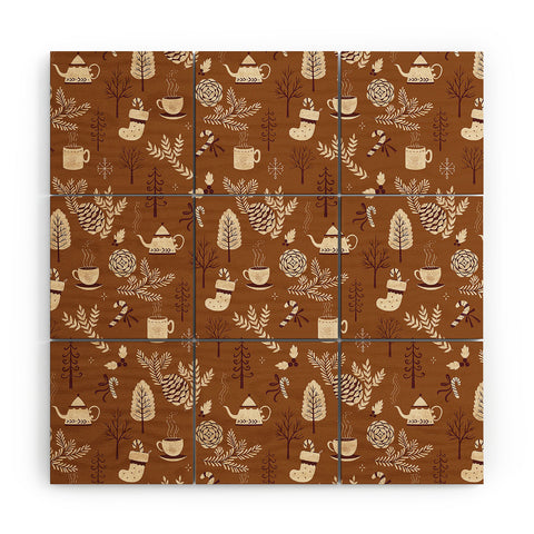 Pimlada Phuapradit Christmas Woods 2 Wood Wall Mural