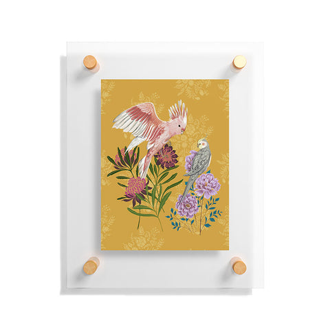 Pimlada Phuapradit Cockatiel And Cockatoo Floating Acrylic Print