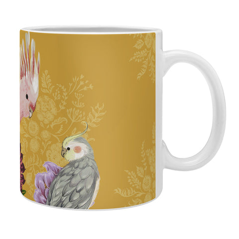 Pimlada Phuapradit Cockatiel And Cockatoo Coffee Mug