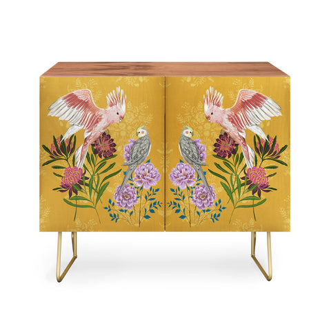 Pimlada Phuapradit Cockatiel And Cockatoo Credenza