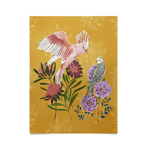 Pimlada Phuapradit Cockatiel And Cockatoo Poster