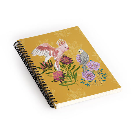 Pimlada Phuapradit Cockatiel And Cockatoo Spiral Notebook