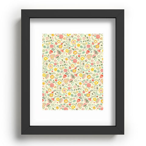 Pimlada Phuapradit Cotton Candy Floral Recessed Framing Rectangle