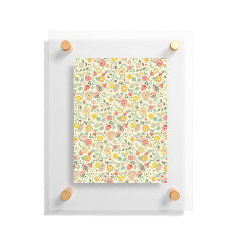 Pimlada Phuapradit Cotton Candy Floral Floating Acrylic Print