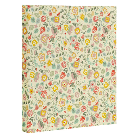 Pimlada Phuapradit Cotton Candy Floral Art Canvas