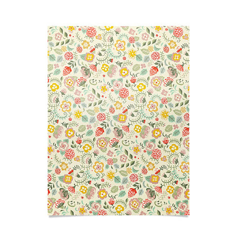 Pimlada Phuapradit Cotton Candy Floral Poster