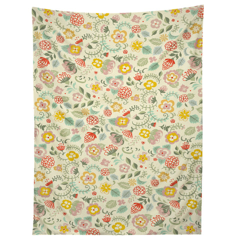 Pimlada Phuapradit Cotton Candy Floral Tapestry