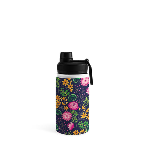 Pimlada Phuapradit Dahlia and fern Water Bottle